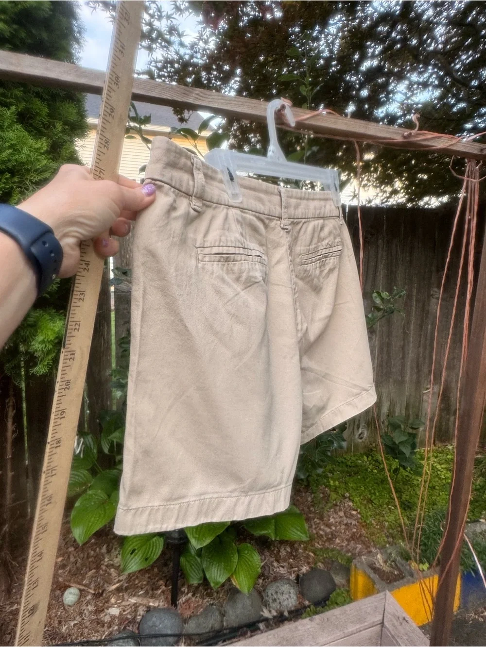 J.Crew Women’s Chino Shorts – Size 14 – Khaki Beige